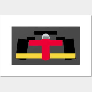 Formula racing driver - Germany Posters and Art